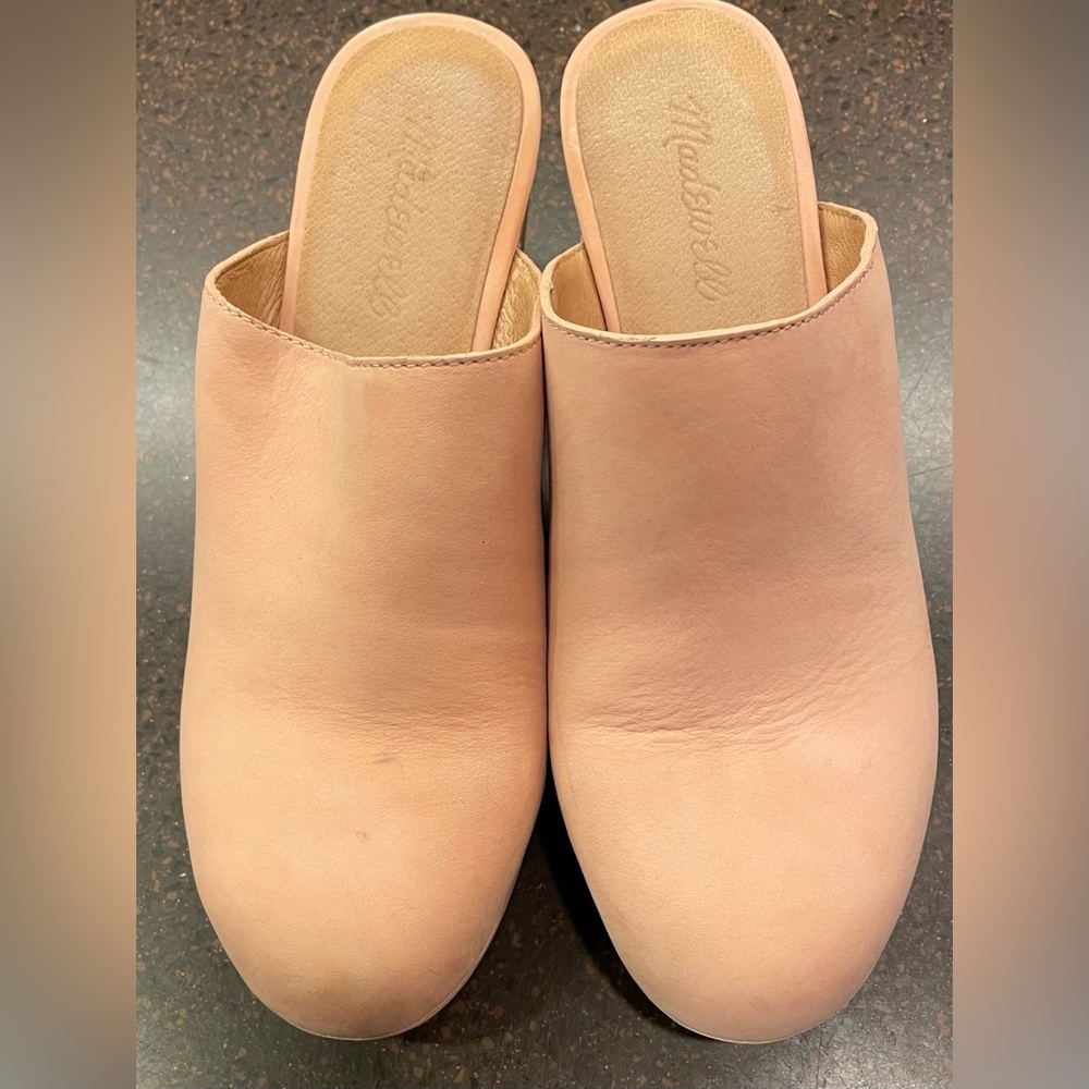 Madewell Pink Clogs size 8